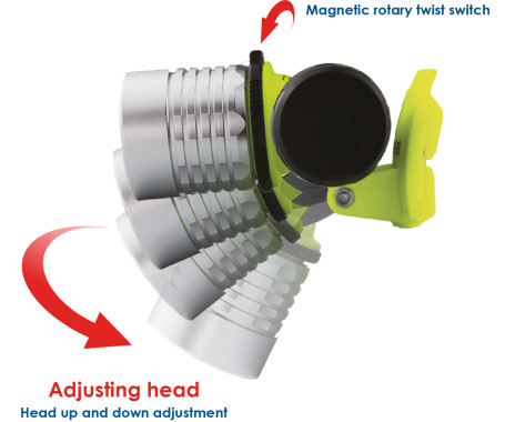 MAZUZEE -3W Cree LED Underwater Diving Head Lamp
