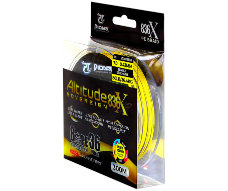 PIONEER -  Altitude 836 X Sovereign Super PE Braid Fishing Line