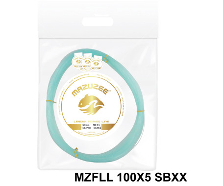 MAZUZEE - Leader Fishing Line (100 X 5 Coils Connected)