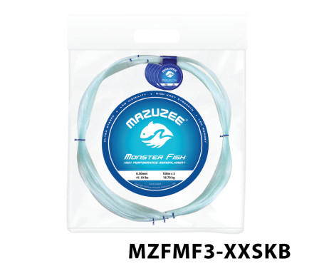 MAZUZEE - Monster Fish - High Performance Monofilament (100m x 5 Coils Connected)