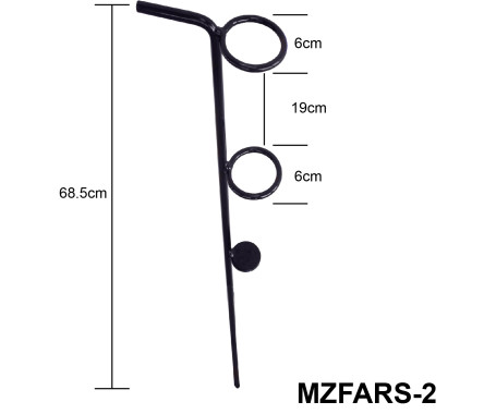 MAZUZEE - Iron Rod Stand (Black)