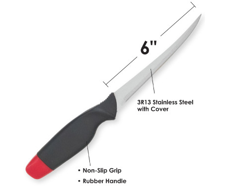 MAZUZEE - 11" Fillet Knife (6" Blade)