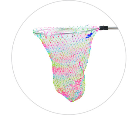 MAZUZEE - Fixed Handle Nylon Colorful Braided Net (153cm)