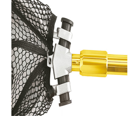 MAZUZEE - Telescopic and Folding Landing Net (220cm) - Gold