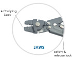 MAZUZEE - 10" Carbon Crimping Pliers