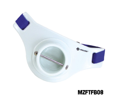 MAZUZEE - 8" WIDE FISH GIMBAL BELT - WHITE
