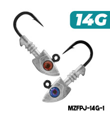 MAZUZEE - Predator Jighead - 14G (Hook: 32833UN-BN 3/0)