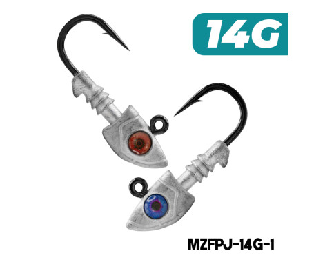 MAZUZEE - Predator Jighead - 14G (Hook: 32833UN-BN 3/0)
