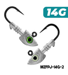 MAZUZEE - Predator Jighead - 14G (Hook: 32833UN-BN 3/0)