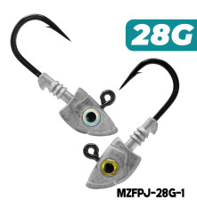 MAZUZEE - Predator Jighead - 28G (Hook: 32833UN-BN 6/0)