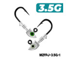 MAZUZEE - Predator Jighead - 3.5G (Hook: 32833UN-BN 1/0)