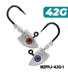 MAZUZEE - Predator Jighead - 42G (Hook: 32833UN-BN 6/0)