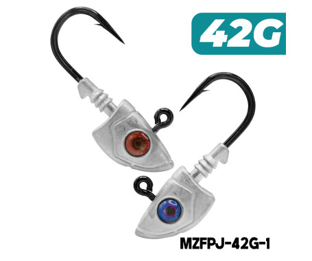 MAZUZEE - Predator Jighead - 42G (Hook: 32833UN-BN 6/0)