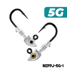 MAZUZEE - Predator Jighead - 5G (Hook: 32833UN-BN 1/0)