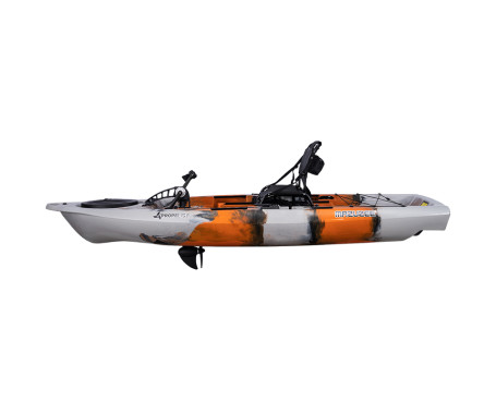 MAZUZEE - Propel 10.8 Fishing Kayak - Tiger Orange (10.8 Feet)