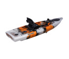 MAZUZEE - Propel 10.8 Fishing Kayak - Tiger Orange (10.8 Feet)