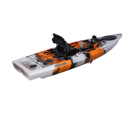 MAZUZEE - Propel 10.8 Fishing Kayak - Tiger Orange (10.8 Feet)
