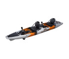 MAZUZEE - Propel 14.8 Fishing Kayak - Tiger Orange (14.8 Feet)