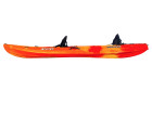 MAZUZEE - Riptide 12.2 Fishing Kayak - Sunset Orange (12.2 Feet)