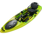 MAZUZEE - Torpedo 10.0 Pedal Fishing Kayak - Lime Yellow (10 Feet)
