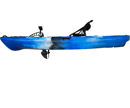 MAZUZEE - Torpedo 10.0 Pedal Fishing Kayak - Ocean Blue (10 Feet)
