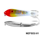 MAZUZEE - Fishing Spoon with Double Hooks  -  (Size: 2)