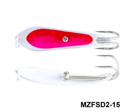 MAZUZEE - Fishing Spoon with Double Hooks  -  (Size: 2)