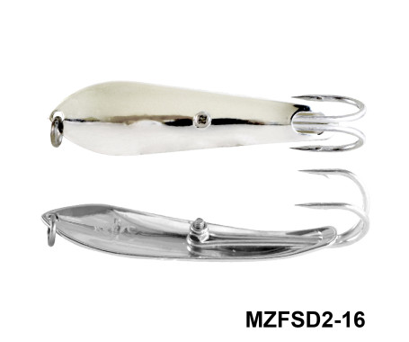 MAZUZEE - Fishing Spoon with Double Hooks  -  (Size: 2)