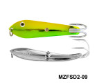 MAZUZEE - Fishing Spoon with Double Hooks  -  (Size: 2)