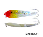 MAZUZEE - Fishing Spoon with Double Hooks  -  (Size: 3)