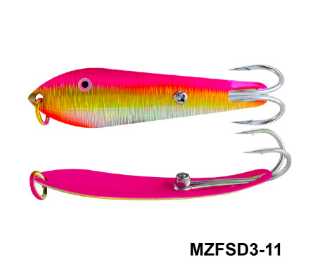 MAZUZEE - Fishing Spoon with Double Hooks  -  (Size: 3)
