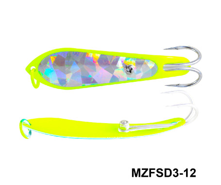 MAZUZEE - Fishing Spoon with Double Hooks  -  (Size: 3)