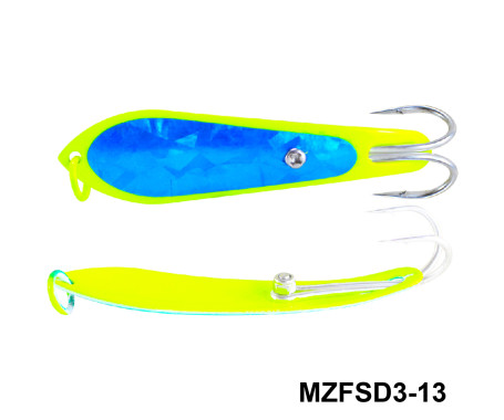 MAZUZEE - Fishing Spoon with Double Hooks  -  (Size: 3)