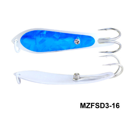 MAZUZEE - Fishing Spoon with Double Hooks  -  (Size: 3)