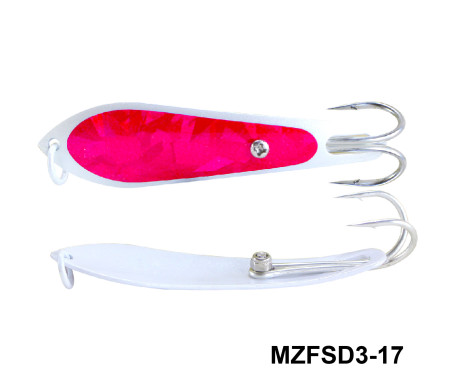 MAZUZEE - Fishing Spoon with Double Hooks  -  (Size: 3)