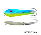 MAZUZEE - Fishing Spoon with Double Hooks  -  (Size: 3)