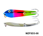 MAZUZEE - Fishing Spoon with Double Hooks  -  (Size: 3)