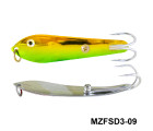 MAZUZEE - Fishing Spoon with Double Hooks  -  (Size: 3)