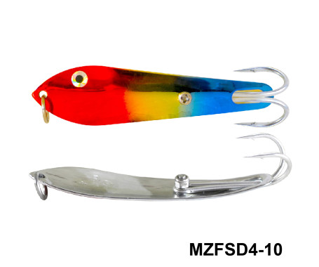 MAZUZEE - Fishing Spoon with Double Hooks  -  (Size: 4)