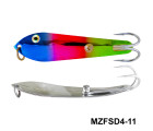 MAZUZEE - Fishing Spoon with Double Hooks  -  (Size: 4)