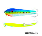 MAZUZEE - Fishing Spoon with Double Hooks  -  (Size: 4)