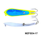 MAZUZEE - Fishing Spoon with Double Hooks  -  (Size: 4)