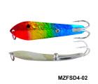 MAZUZEE - Fishing Spoon with Double Hooks  -  (Size: 4)