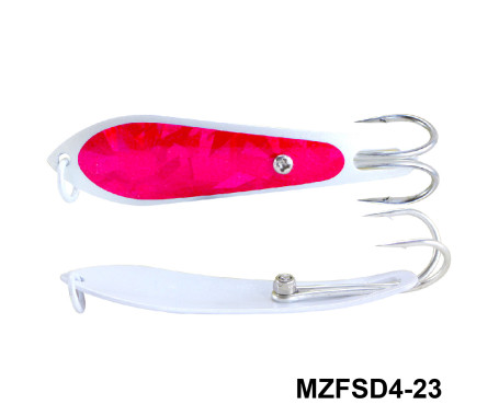 MAZUZEE - Fishing Spoon with Double Hooks  -  (Size: 4)