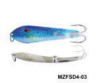 MAZUZEE - Fishing Spoon with Double Hooks  -  (Size: 4)