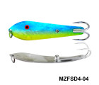 MAZUZEE - Fishing Spoon with Double Hooks  -  (Size: 4)