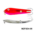 MAZUZEE - Fishing Spoon with Double Hooks  -  (Size: 4)