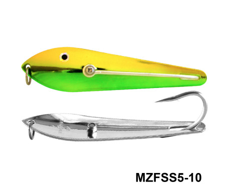Fishing Spoon with Single Hooks   -   (Size: 5)