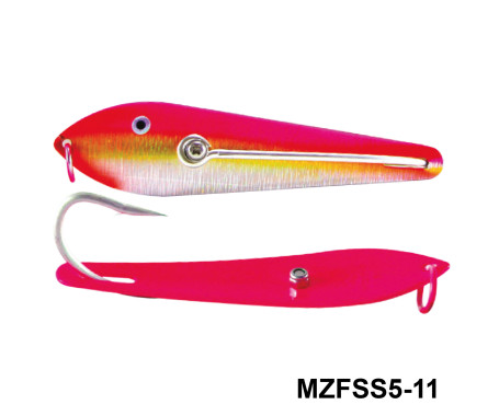 Fishing Spoon with Single Hooks   -   (Size: 5)