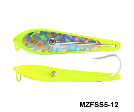 Fishing Spoon with Single Hooks   -   (Size: 5)